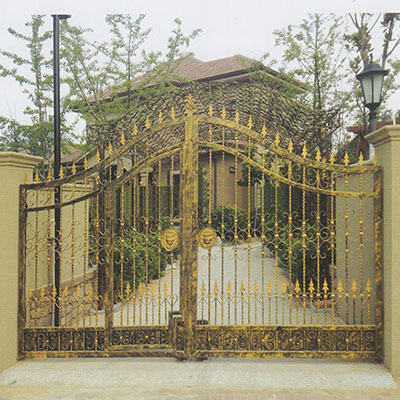 仿古庭院大门-36