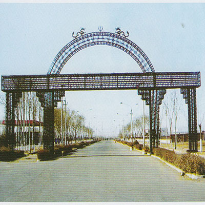 仿古庭院大门-9