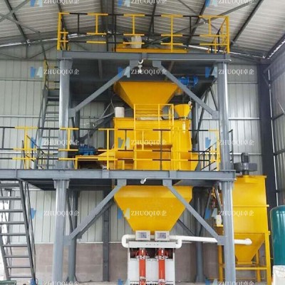 塔式双层干粉砂浆设备